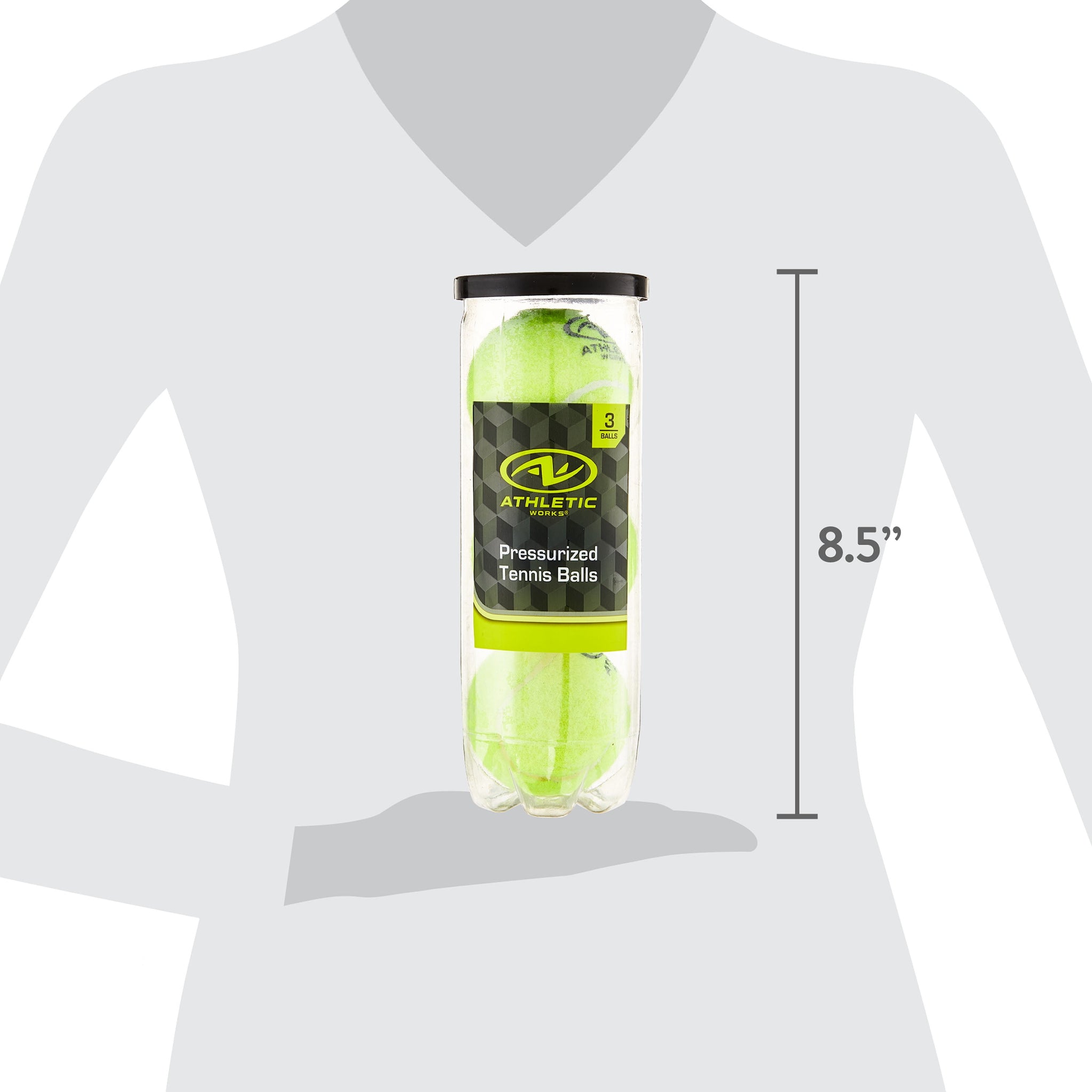 (12 Pack)  Pressurized Tennis Balls, 3-Pack, All Court Use